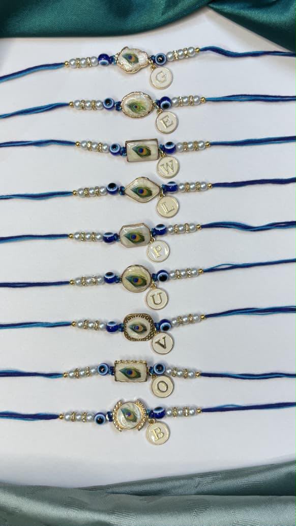 initial personalized rakhi